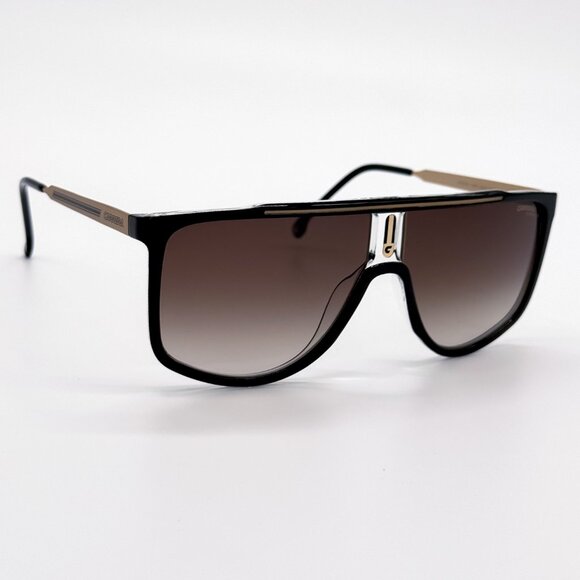 NEW CARRERA 1056/S 2M2 SUNGLASSES MEN GOLD BLACK SQUARE EYEWEAR CARRERA - Picture 4 of 8